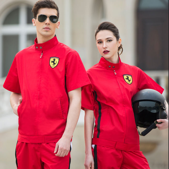 法拉利汽車4S店工作服 維修工作服 JL-QX016