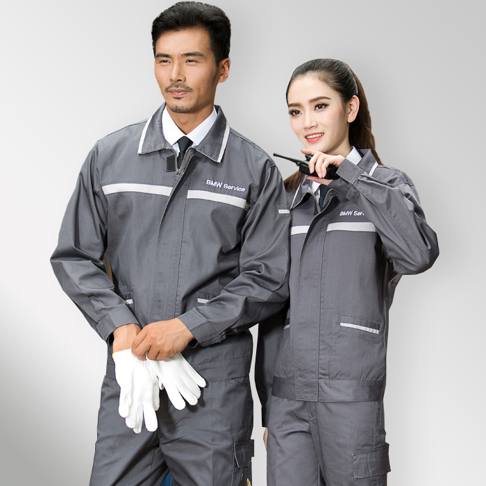 寶馬4S店工作服套裝 汽車(chē)勞保服 JL-QX013