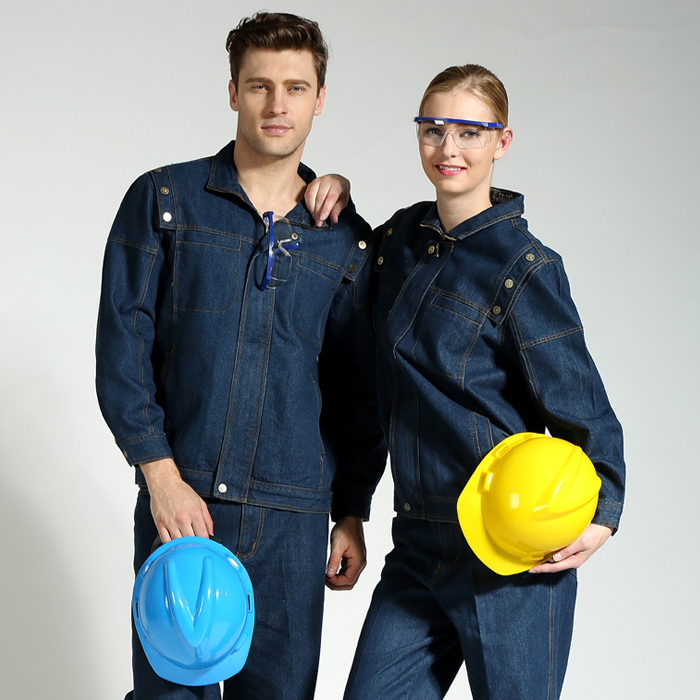 國家電網牛仔服，電焊工作服 JL-NZ001