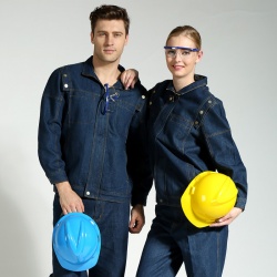 國家電網牛仔服，電焊工作服 JL-NZ001