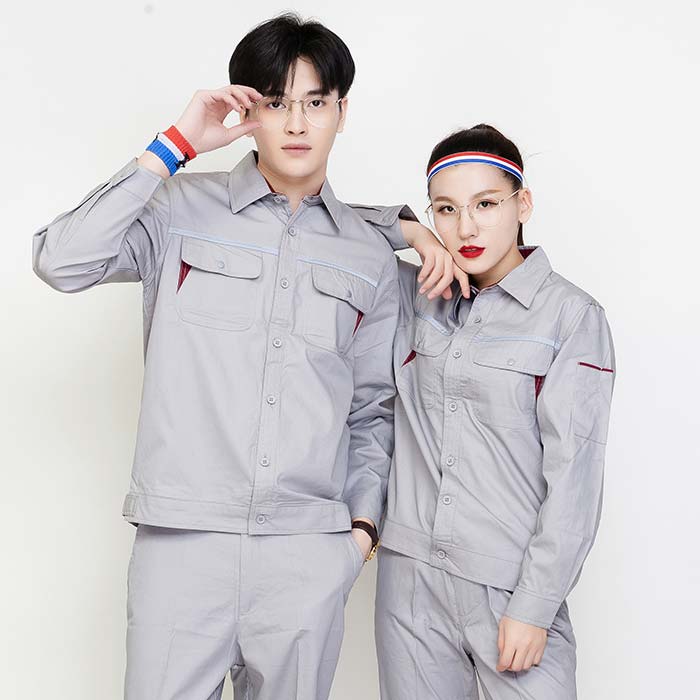 純棉工作服定做 夏裝長袖 JL-GC008