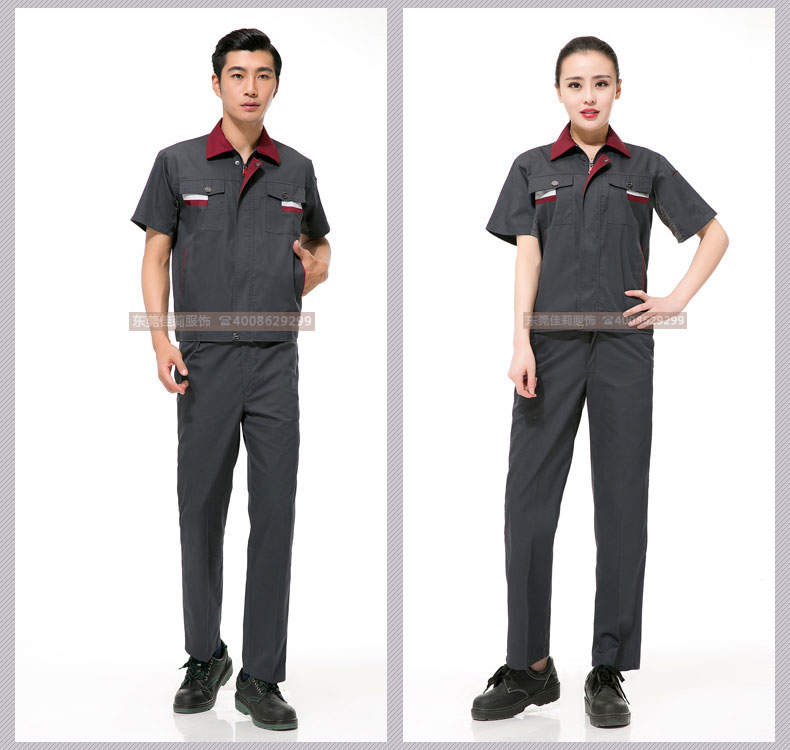 倉(cāng)儲(chǔ)包裝夏季套裝工作服07